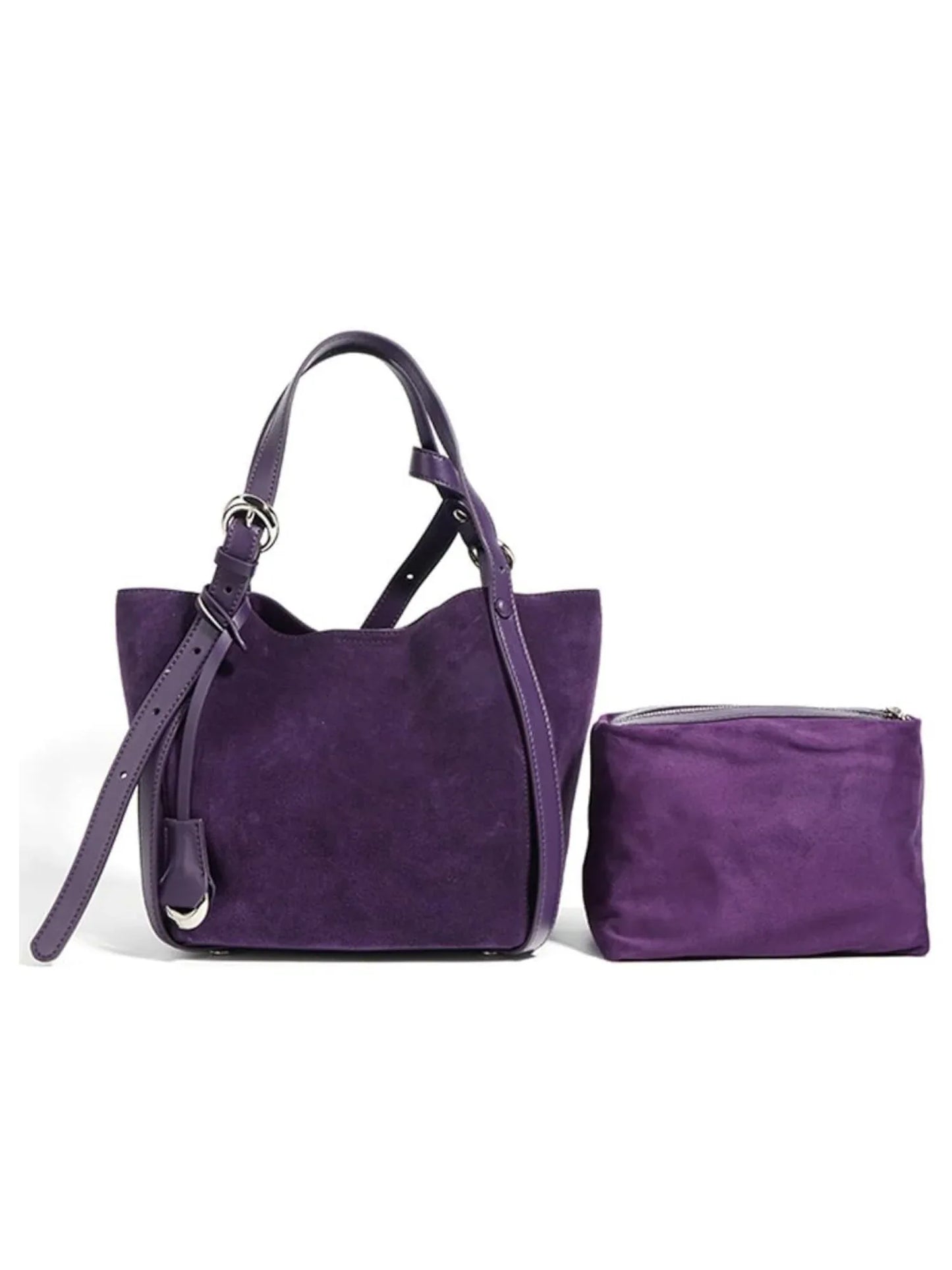 Leder Handtasche "Lotus" - TOLLzWOOD