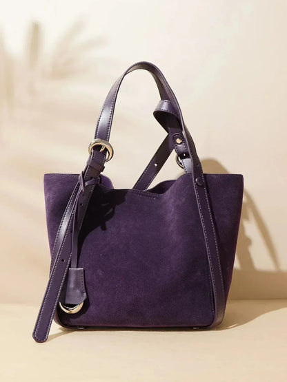 Leder Handtasche "Lotus" - TOLLzWOOD