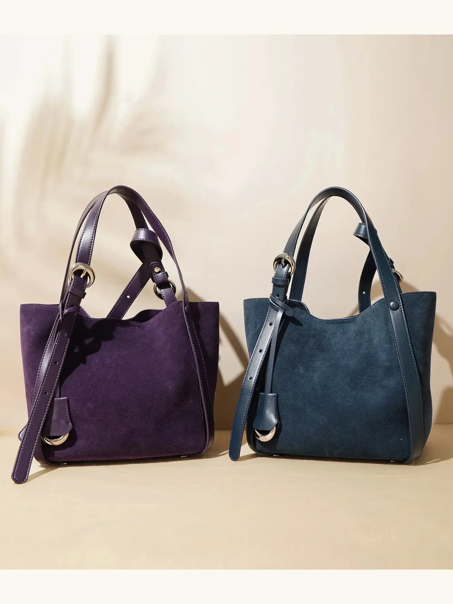 Leder Handtasche "Lotus" - TOLLzWOOD