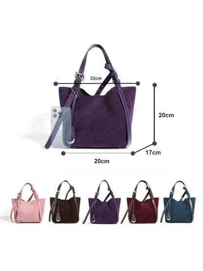 Leder Handtasche "Lotus" - TOLLzWOOD