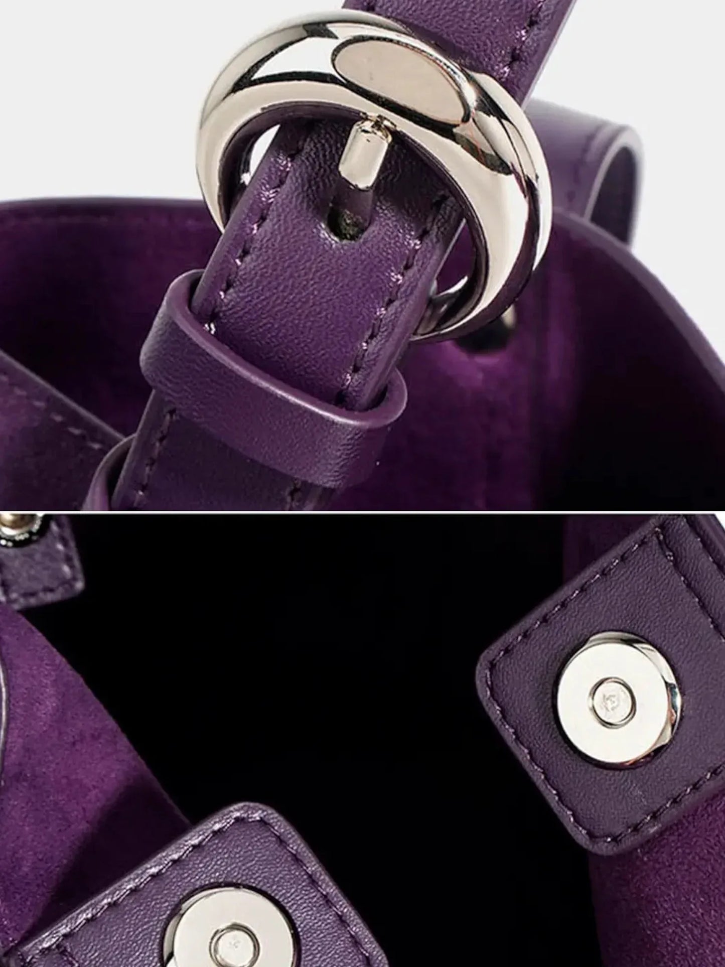 Leder Handtasche "Lotus" - TOLLzWOOD