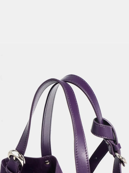 Leder Handtasche "Lotus" - TOLLzWOOD