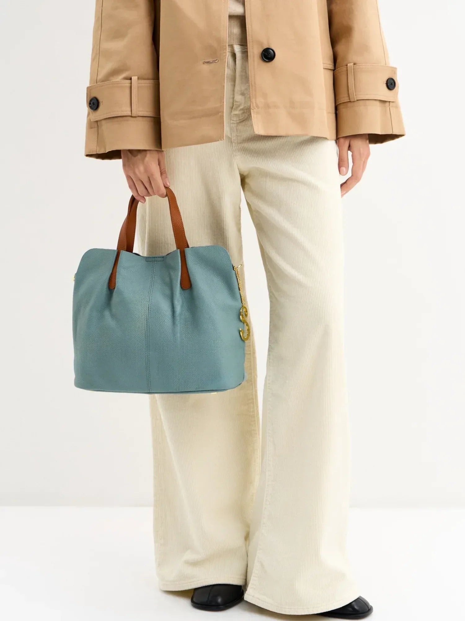 Leder Handtasche "Mimose" - TOLLzWOOD