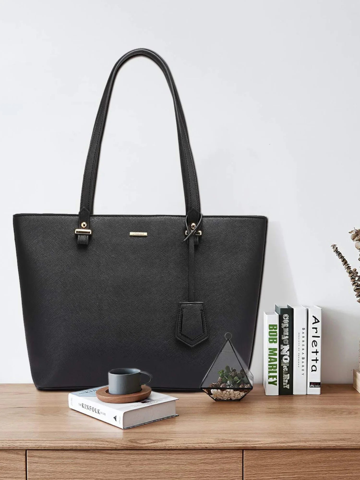 Leder Handtasche "Tulpe" - TOLLzWOOD