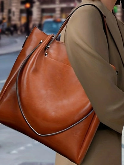 Leder Shopper "Aster" - TOLLzWOOD