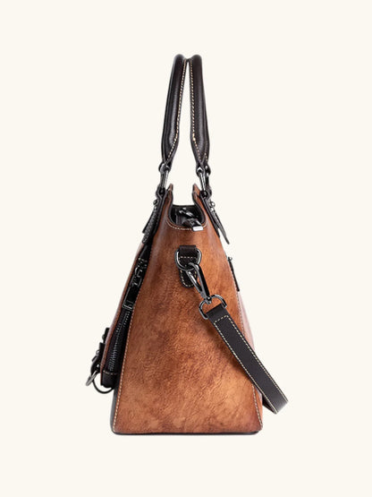 Leder Handtasche "Element" - TOLLzWOOD