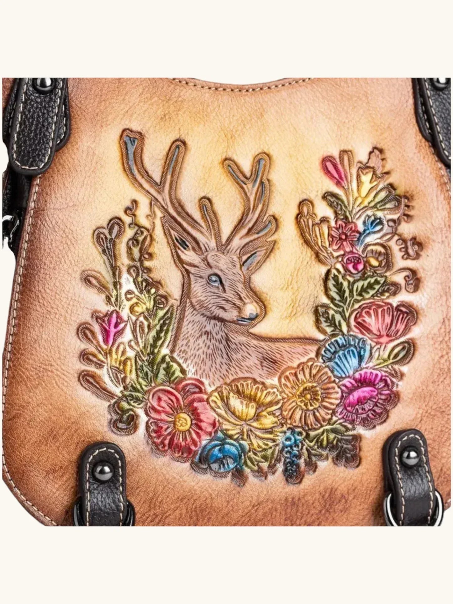 Leder Handtasche "Element" - TOLLzWOOD