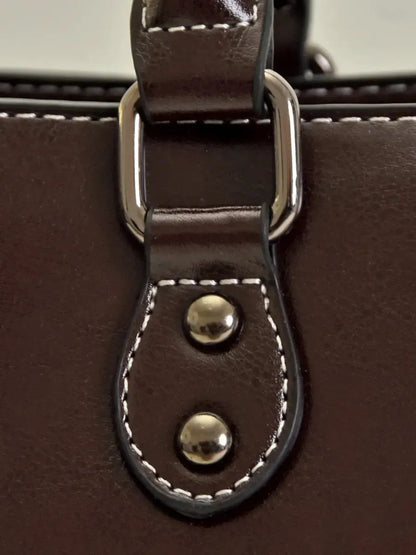 Leder Handtasche "Lilly" - TOLLzWOOD
