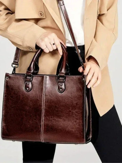 Leder Handtasche "Lilly" - TOLLzWOOD