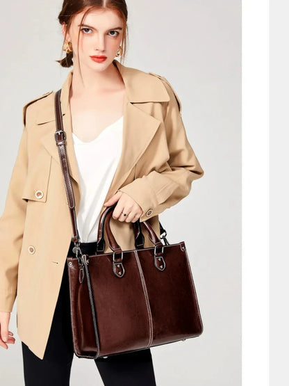 Leder Handtasche "Lilly" - TOLLzWOOD