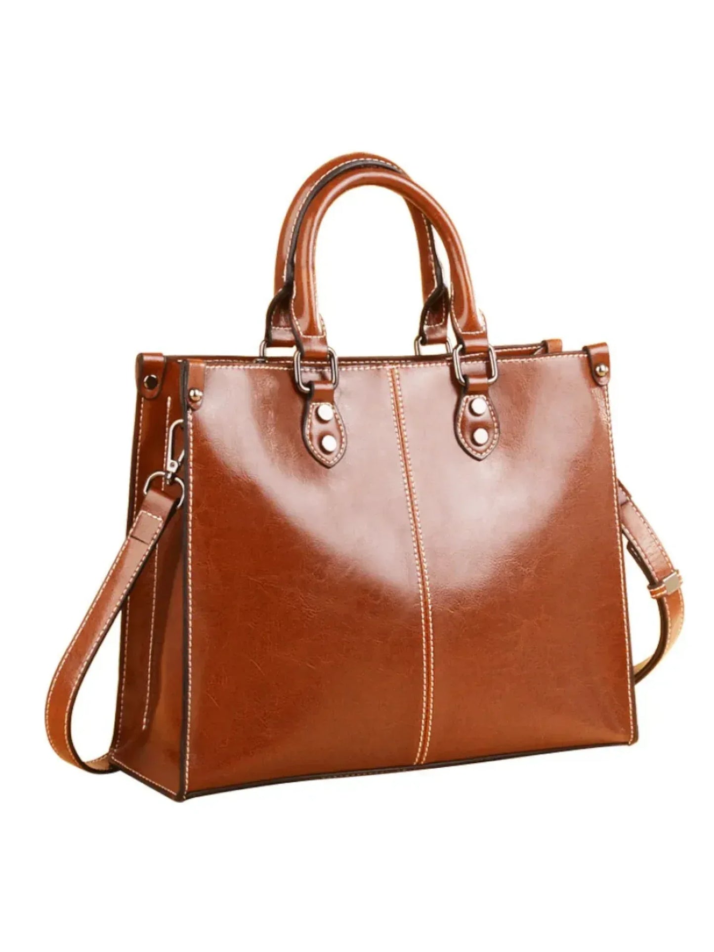 Leder Handtasche "Lilly" - TOLLzWOOD