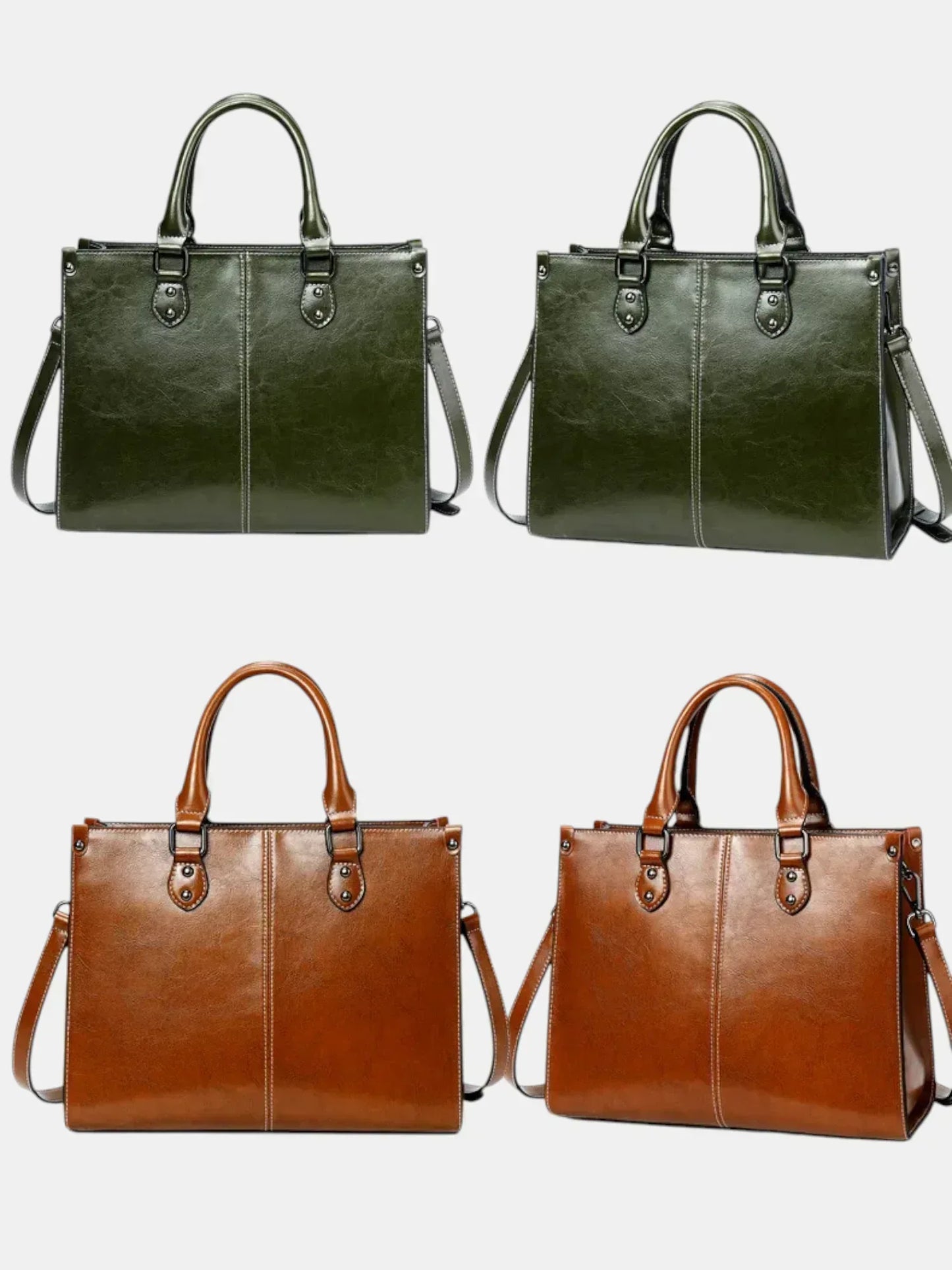 Leder Handtasche "Lilly" - TOLLzWOOD