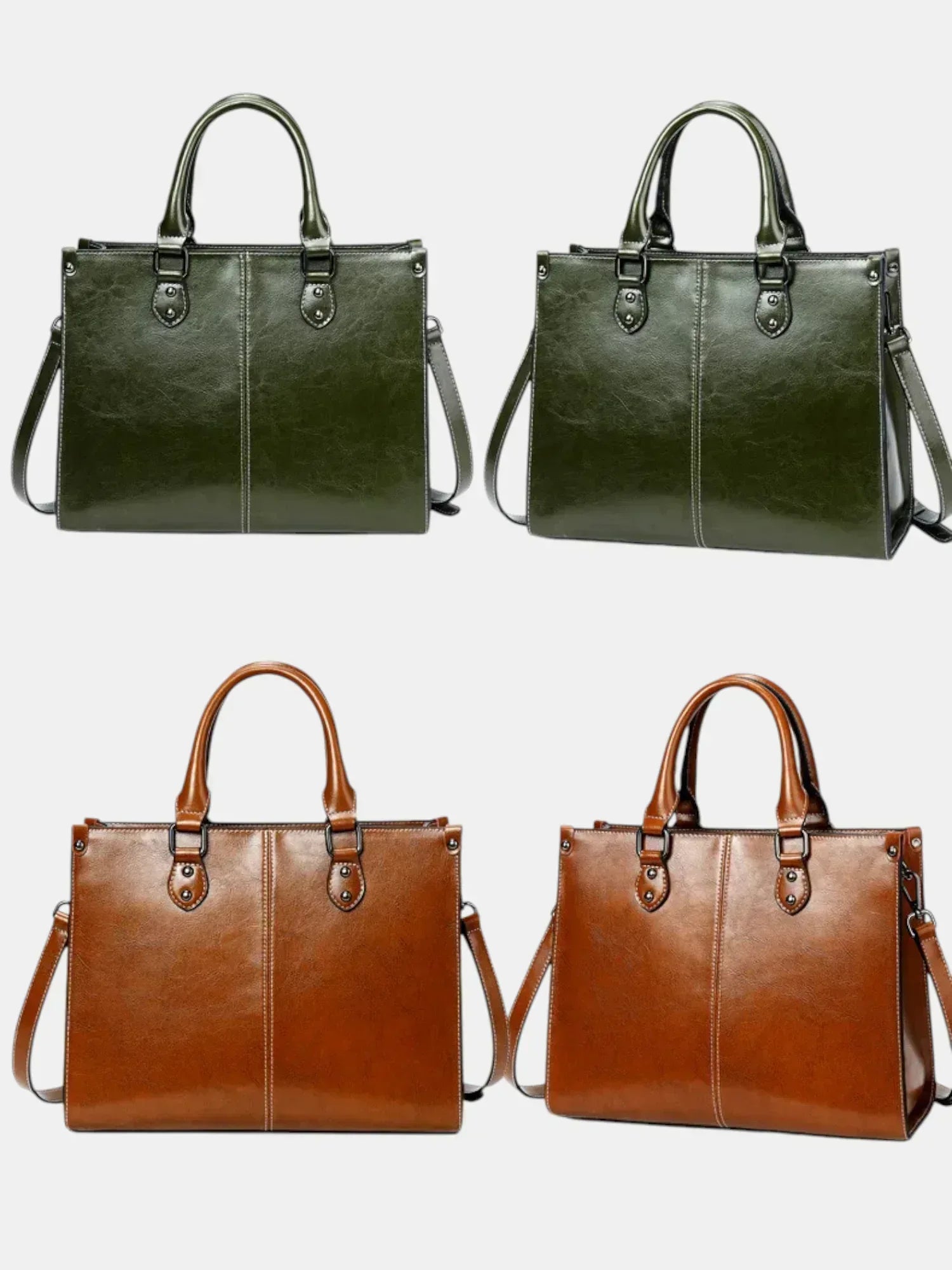 Leder Handtasche "Lilly" - TOLLzWOOD