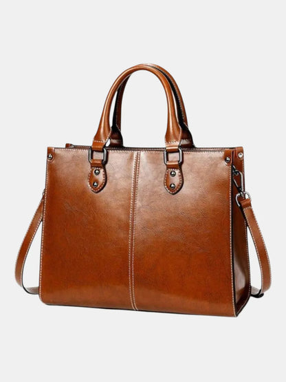 Leder Handtasche "Lilly" - TOLLzWOOD