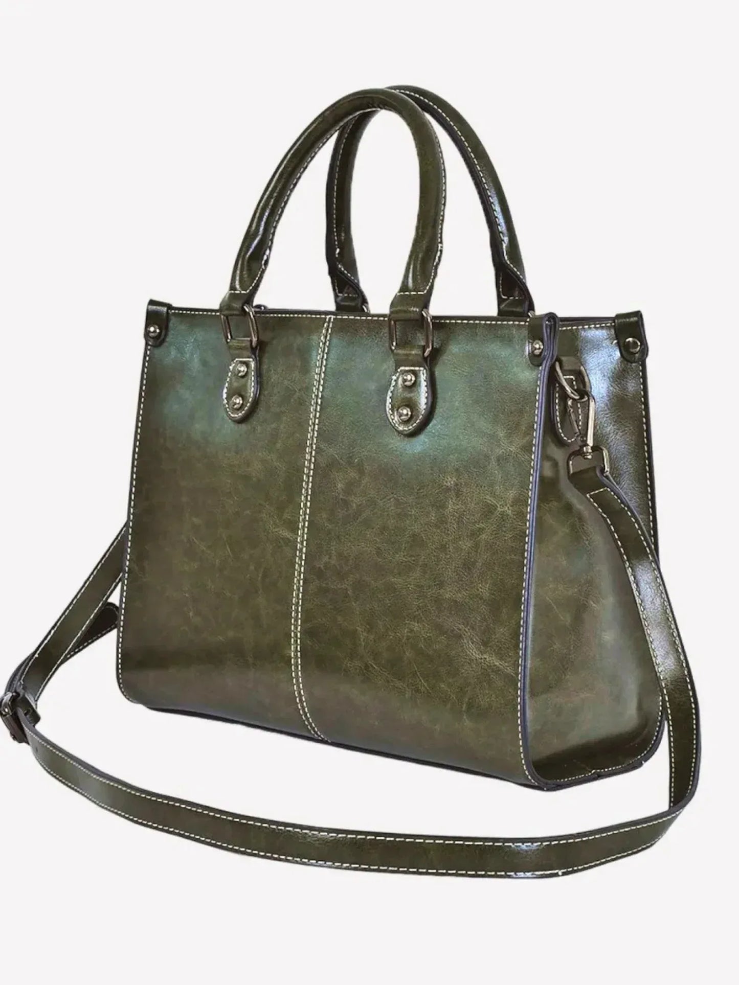 Leder Handtasche "Lilly" - TOLLzWOOD