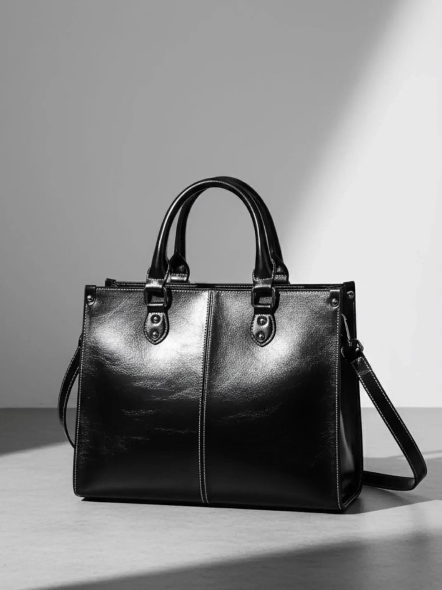 Leder Handtasche "Lilly" - TOLLzWOOD