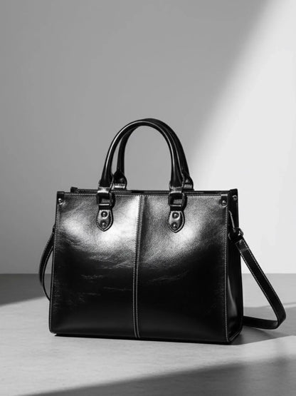 Leder Handtasche "Lilly" - TOLLzWOOD