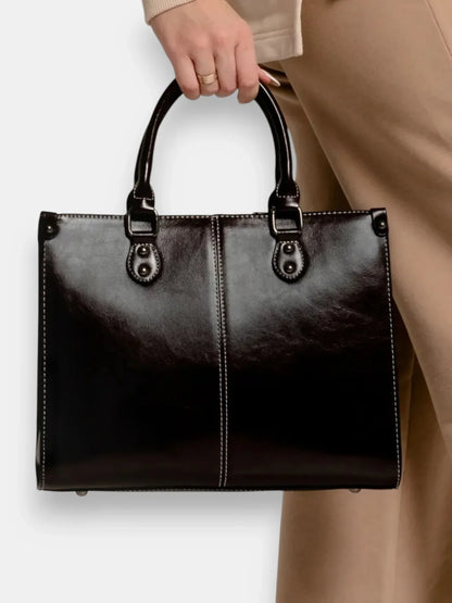 Leder Handtasche "Lilly" - TOLLzWOOD