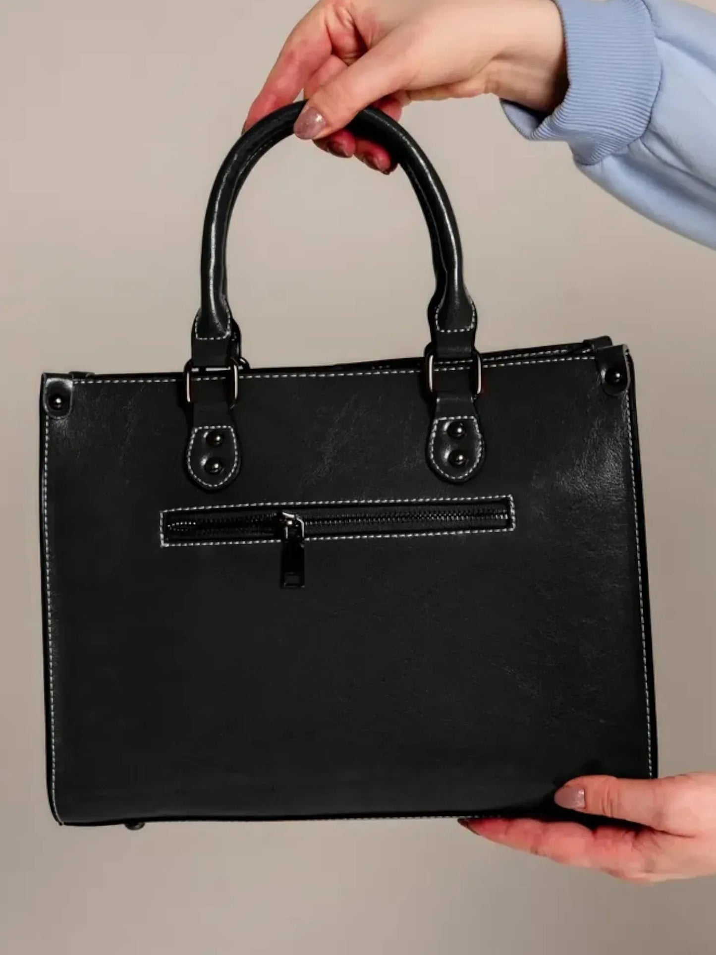 Leder Handtasche "Lilly" - TOLLzWOOD