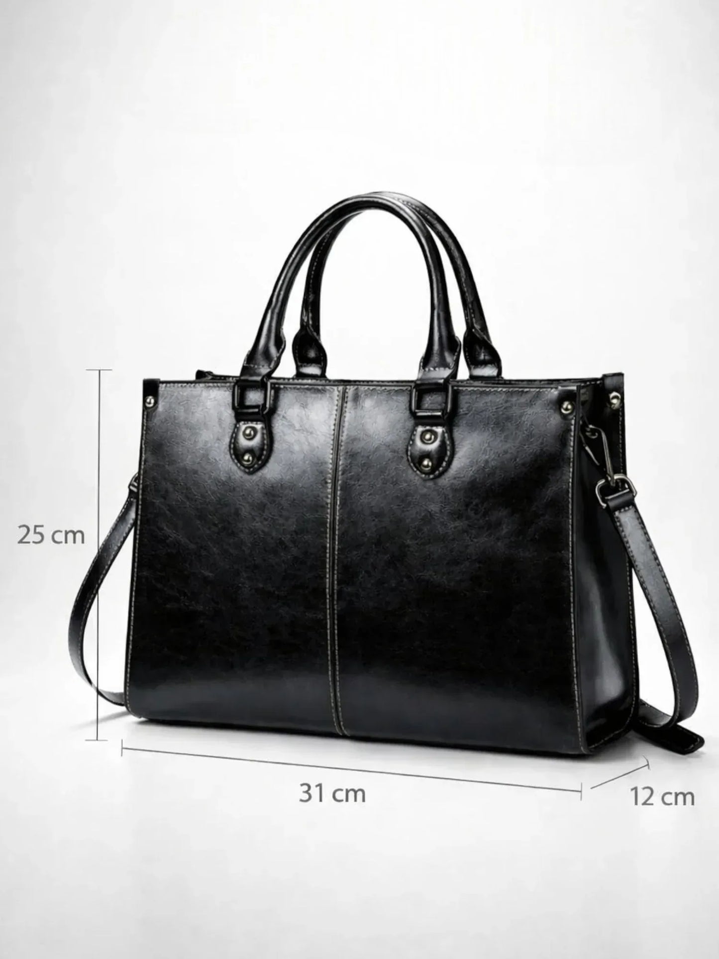 Leder Handtasche "Lilly" - TOLLzWOOD