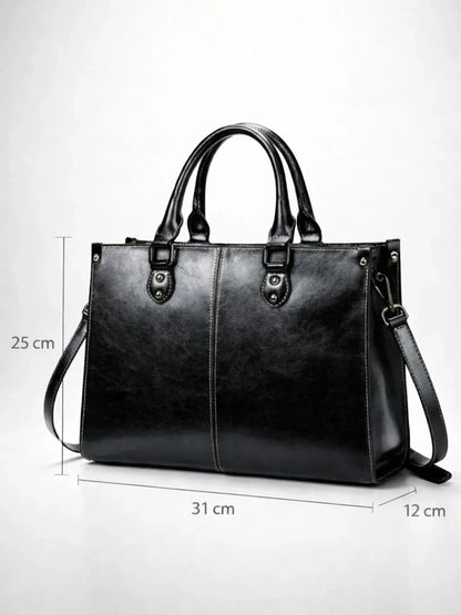 Leder Handtasche "Lilly" - TOLLzWOOD