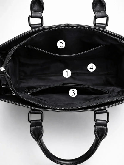 Leder Handtasche "Lilly" - TOLLzWOOD