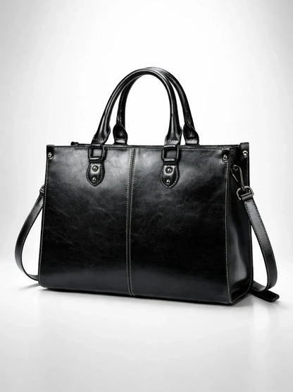 Leder Handtasche "Lilly" - TOLLzWOOD