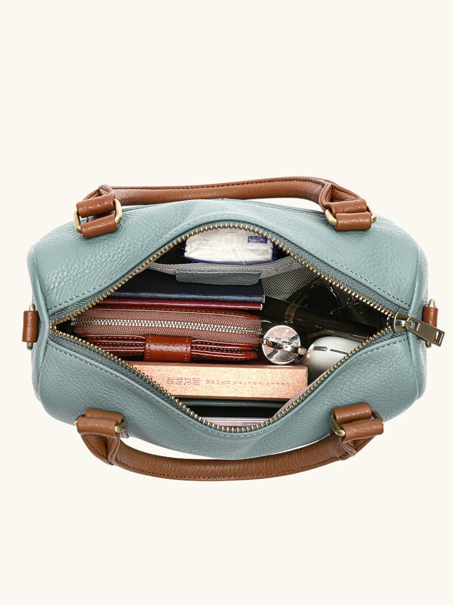 Leder Handtasche "Malve" - TOLLzWOOD