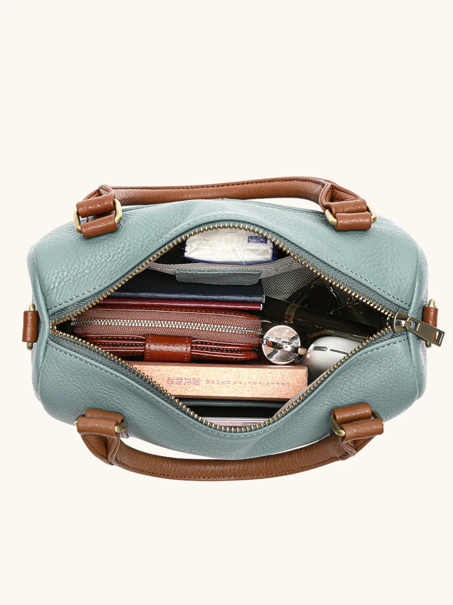 Leder Handtasche "Malve" - TOLLzWOOD