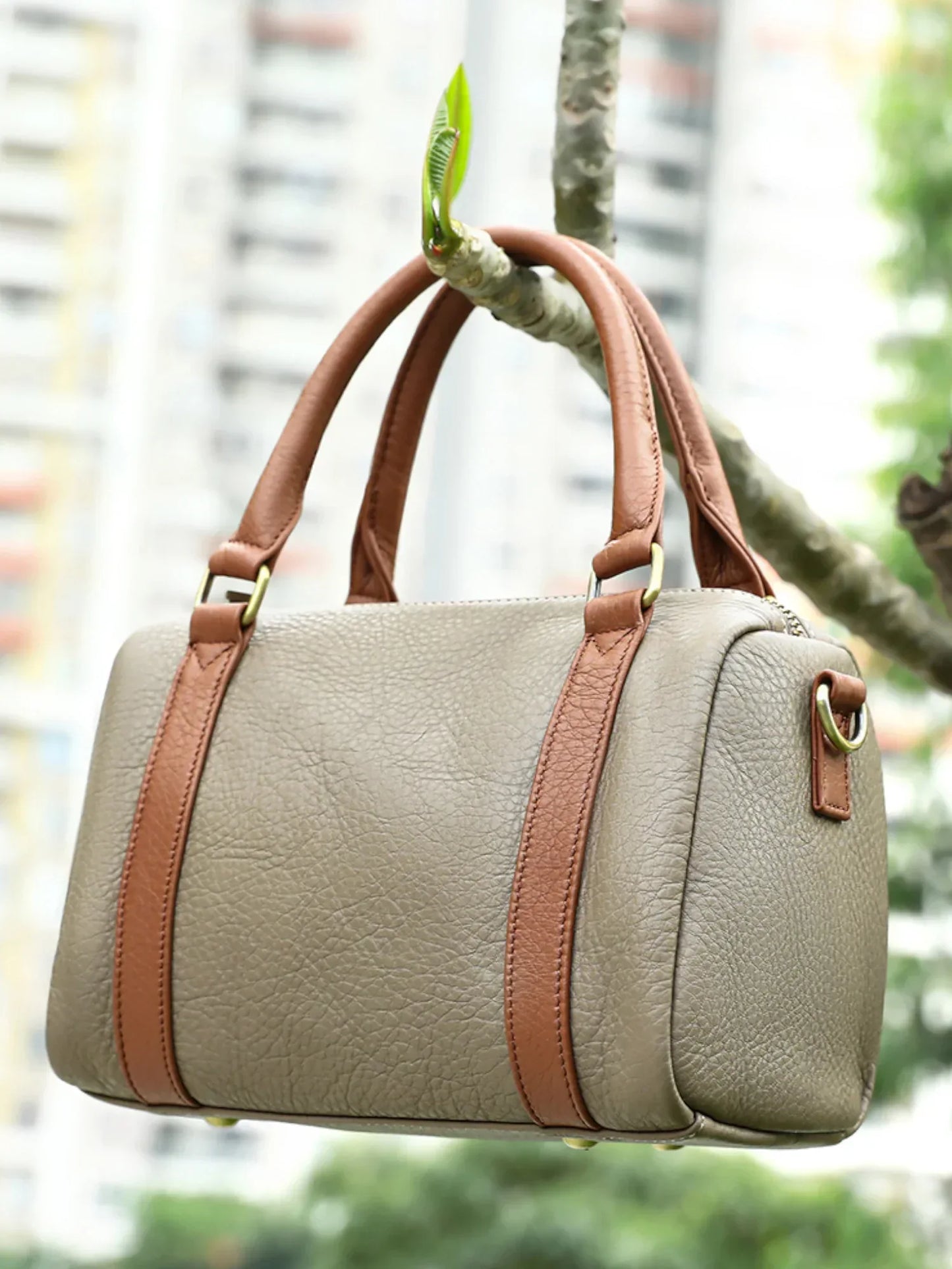 Leder Handtasche "Malve" - TOLLzWOOD