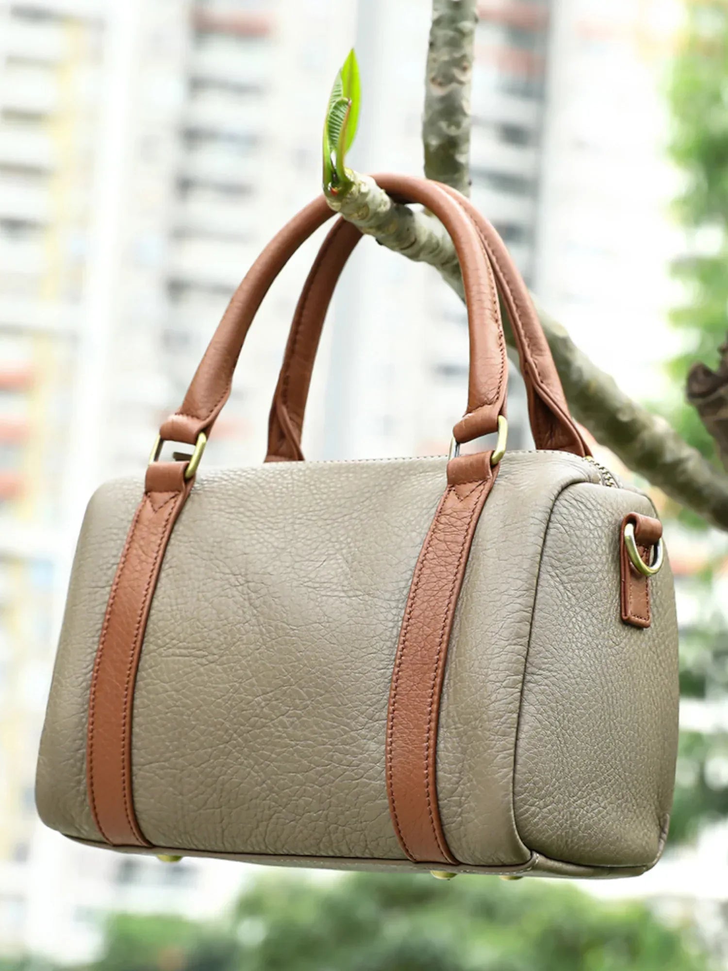 Leder Handtasche "Malve" - TOLLzWOOD