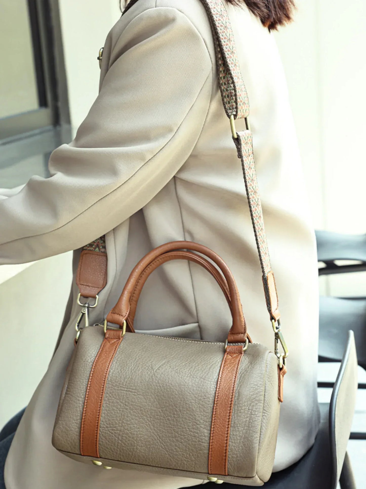 Leder Handtasche "Malve" - TOLLzWOOD