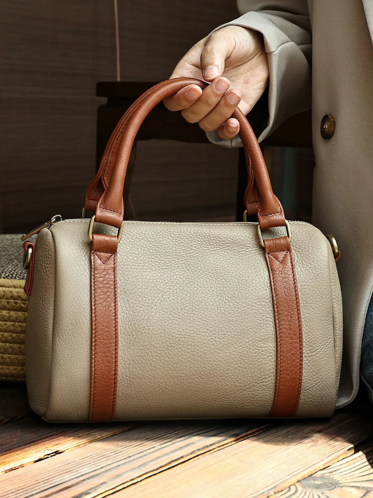 Leder Handtasche "Malve" - TOLLzWOOD