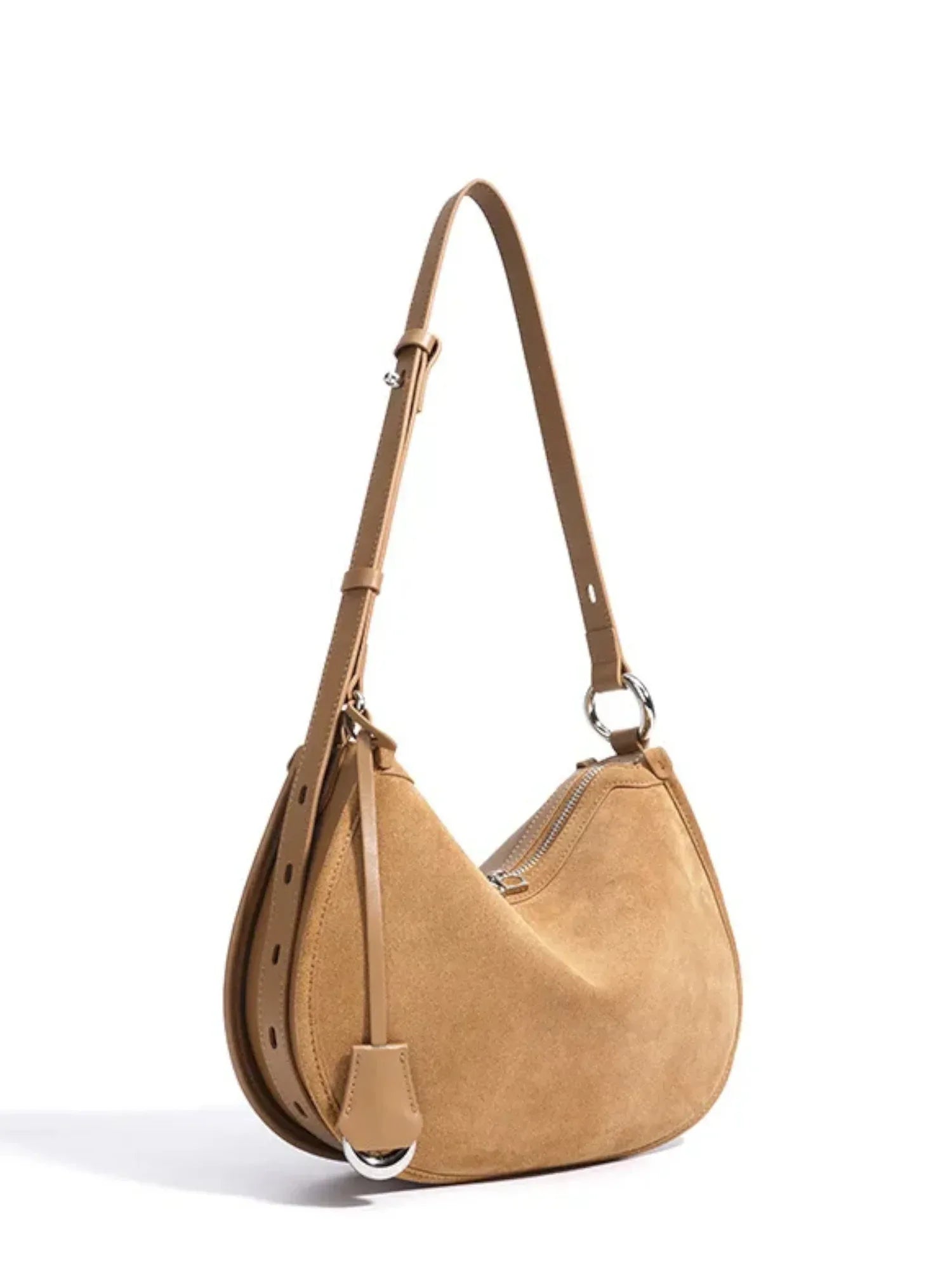 Leder Handtasche "Mohn" - TOLLzWOOD