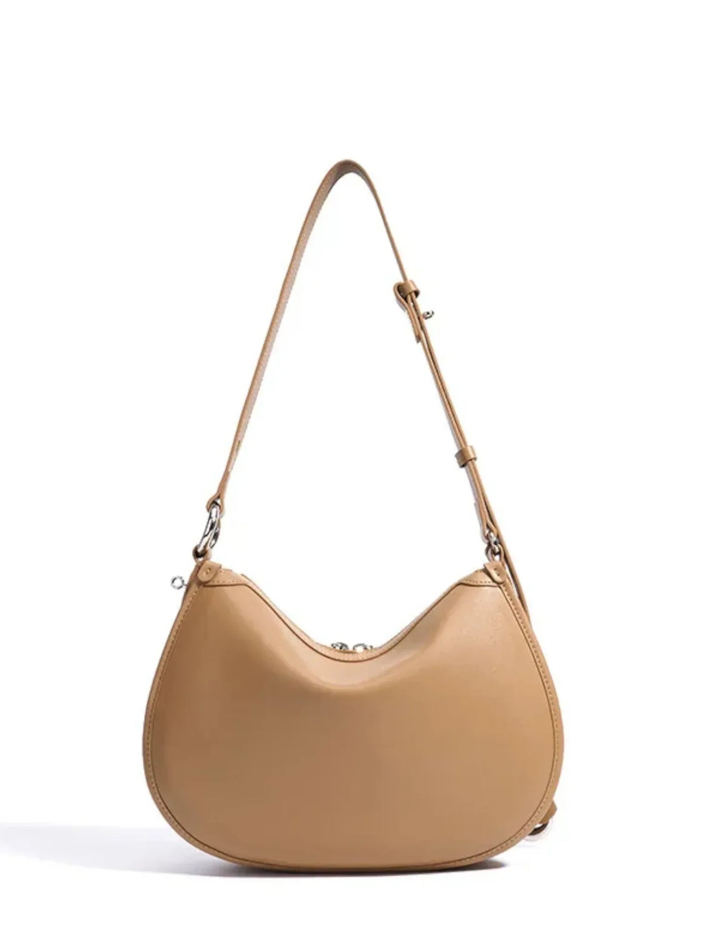 Leder Handtasche "Mohn" - TOLLzWOOD