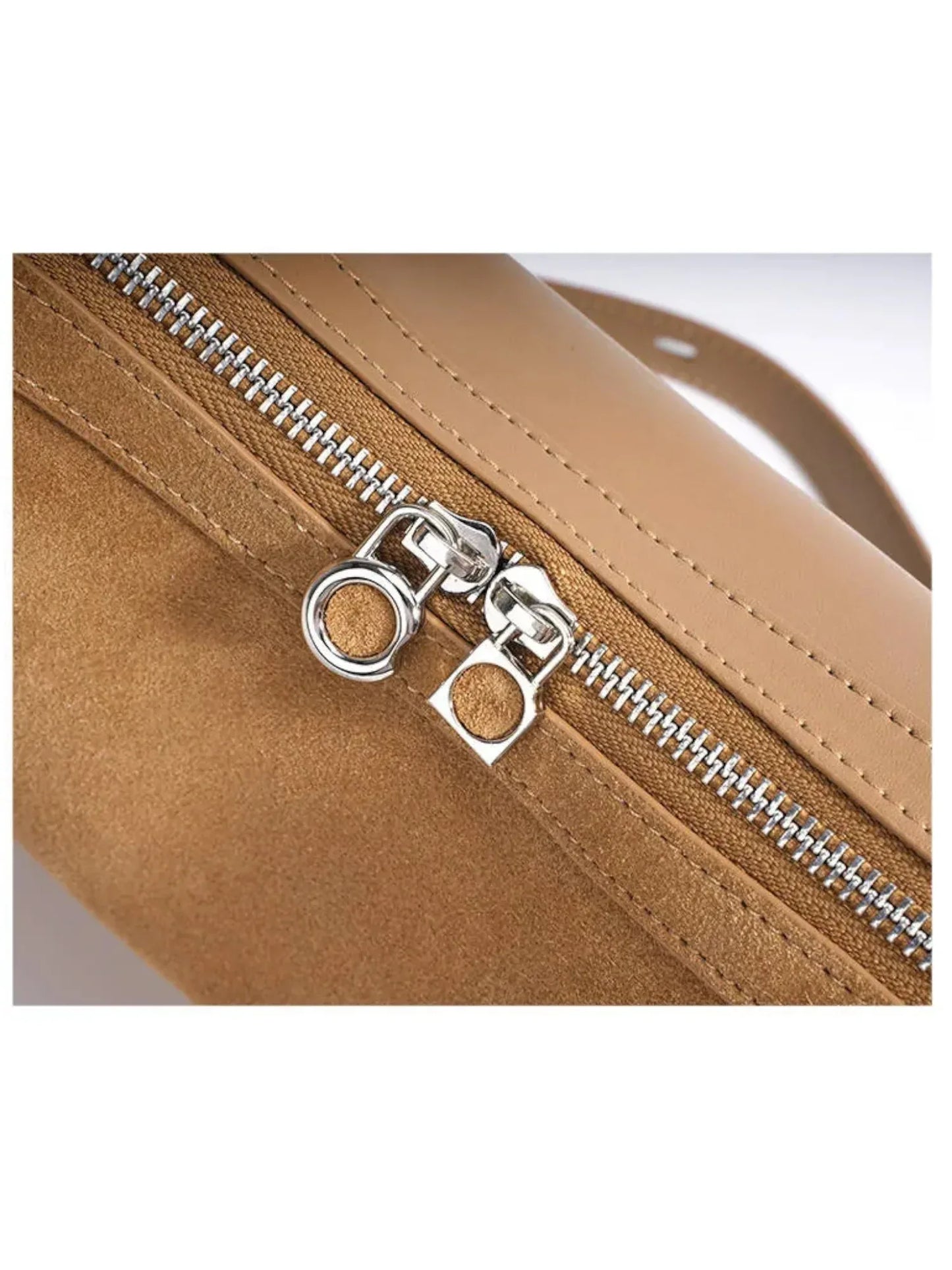 Leder Handtasche "Mohn" - TOLLzWOOD