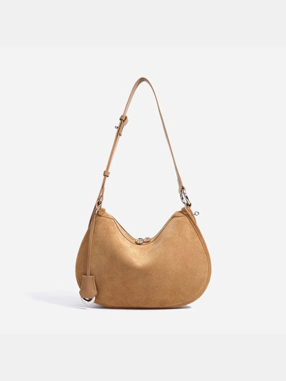 Leder Handtasche "Mohn" - TOLLzWOOD