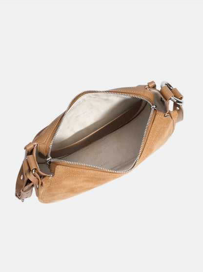 Leder Handtasche "Mohn" - TOLLzWOOD