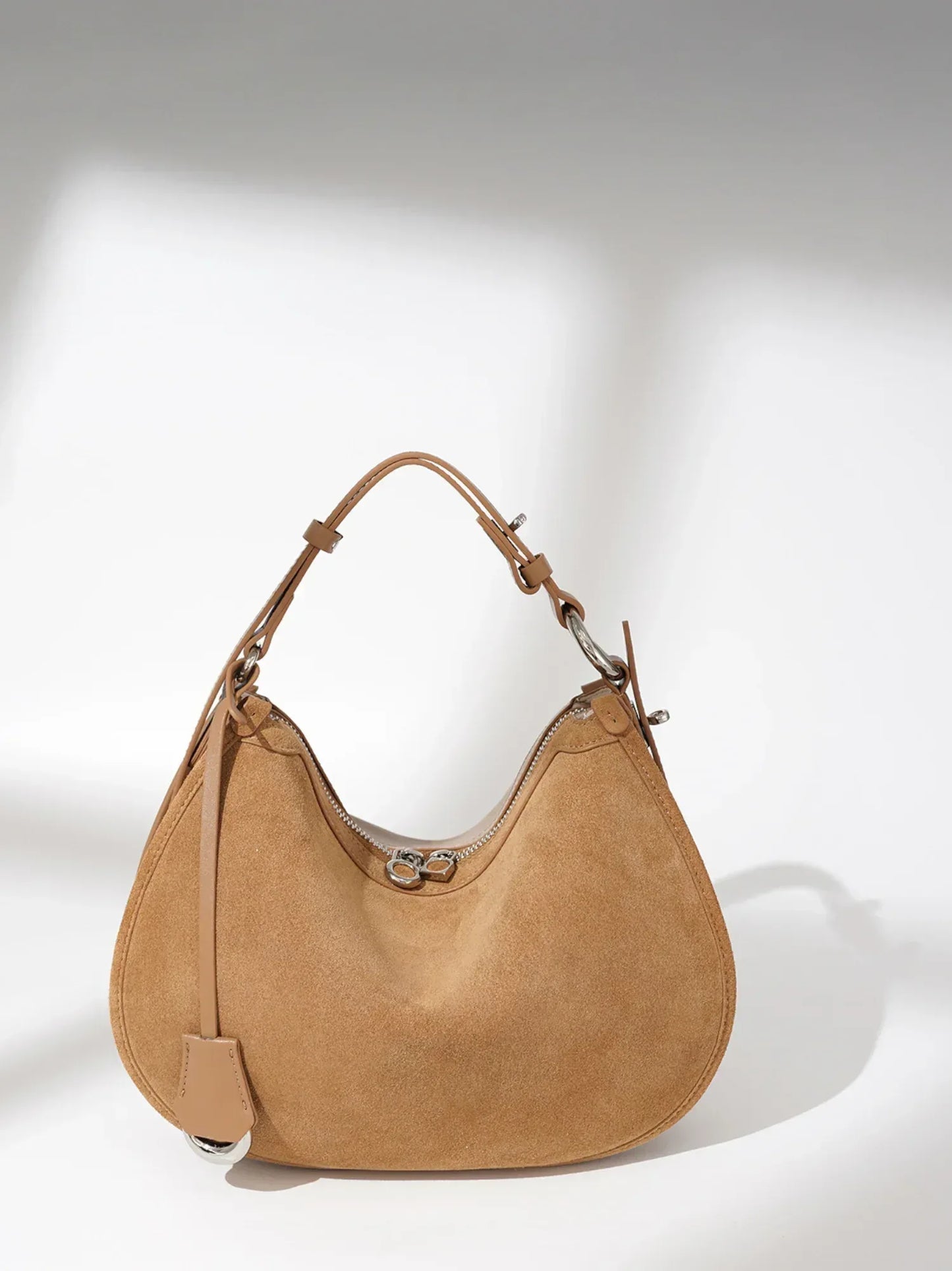 Leder Handtasche "Mohn" - TOLLzWOOD
