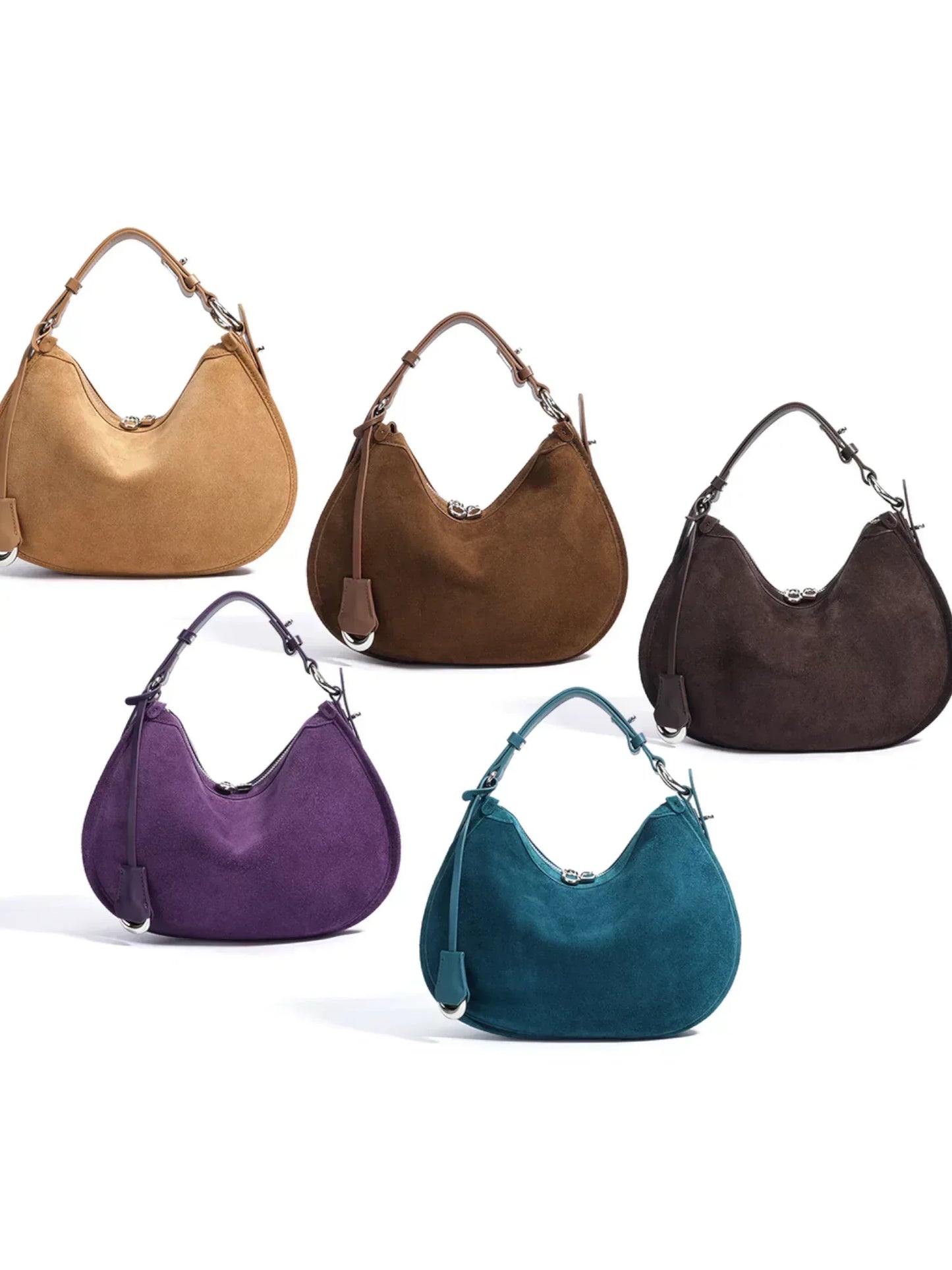Leder Handtasche "Mohn" - TOLLzWOOD