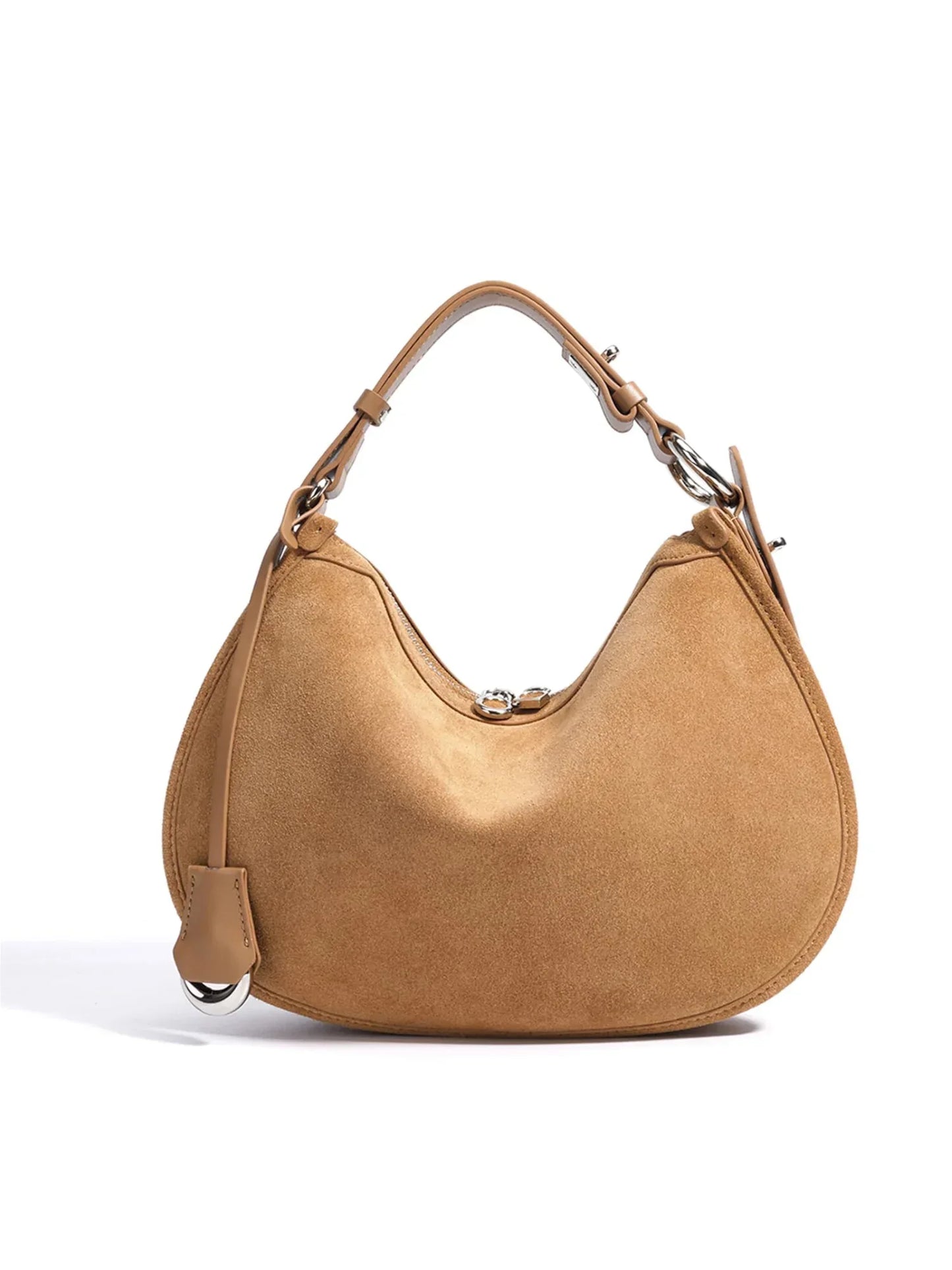 Leder Handtasche "Mohn" - TOLLzWOOD