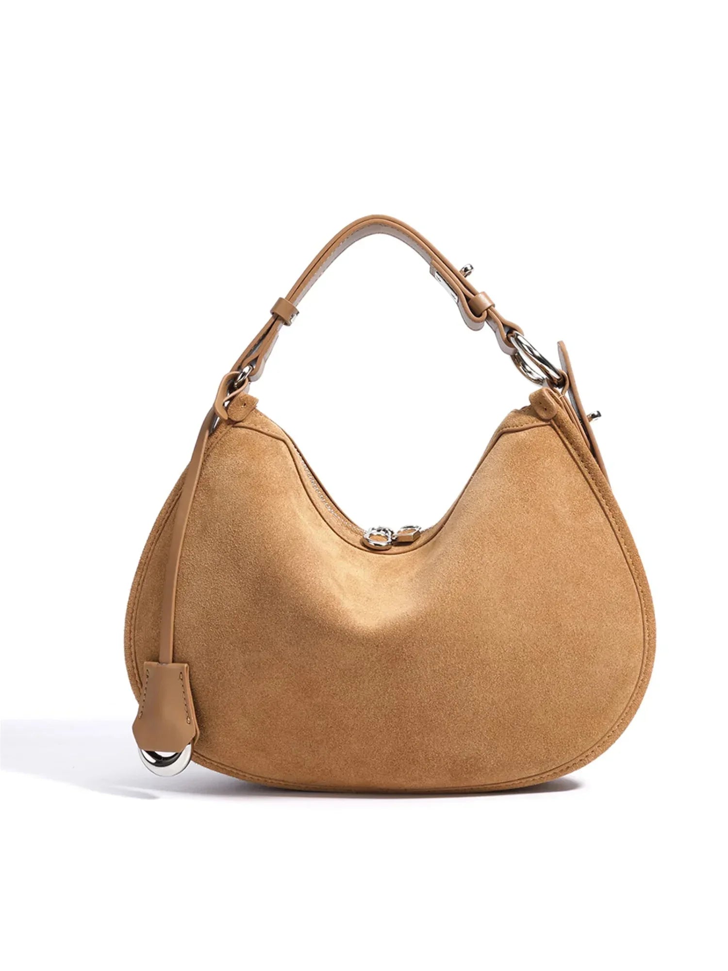 Leder Handtasche "Mohn" - TOLLzWOOD