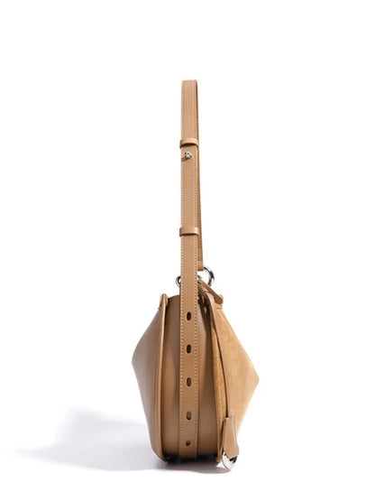 Leder Handtasche "Mohn" - TOLLzWOOD