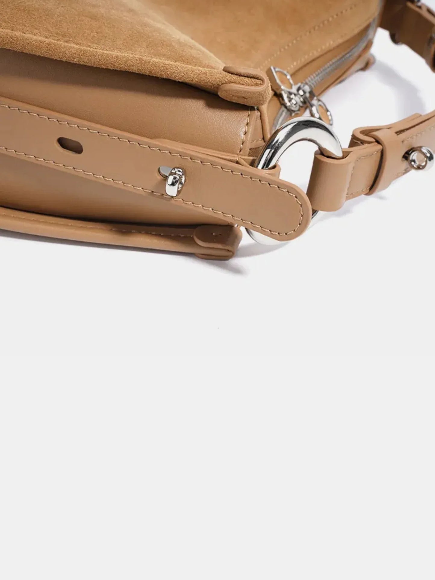 Leder Handtasche "Mohn" - TOLLzWOOD