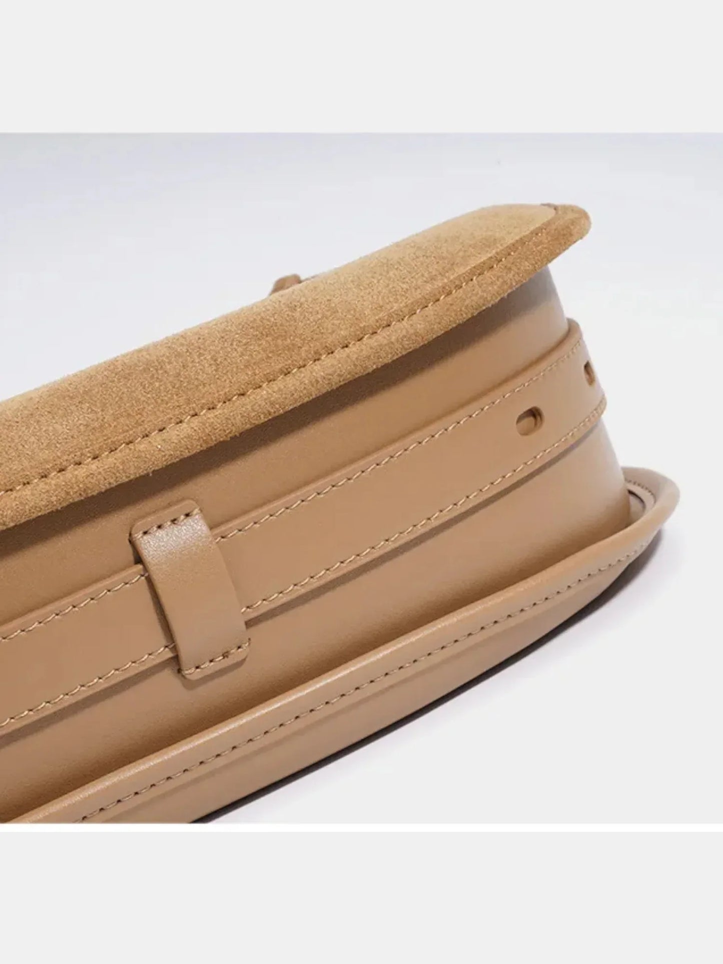 Leder Handtasche "Mohn" - TOLLzWOOD