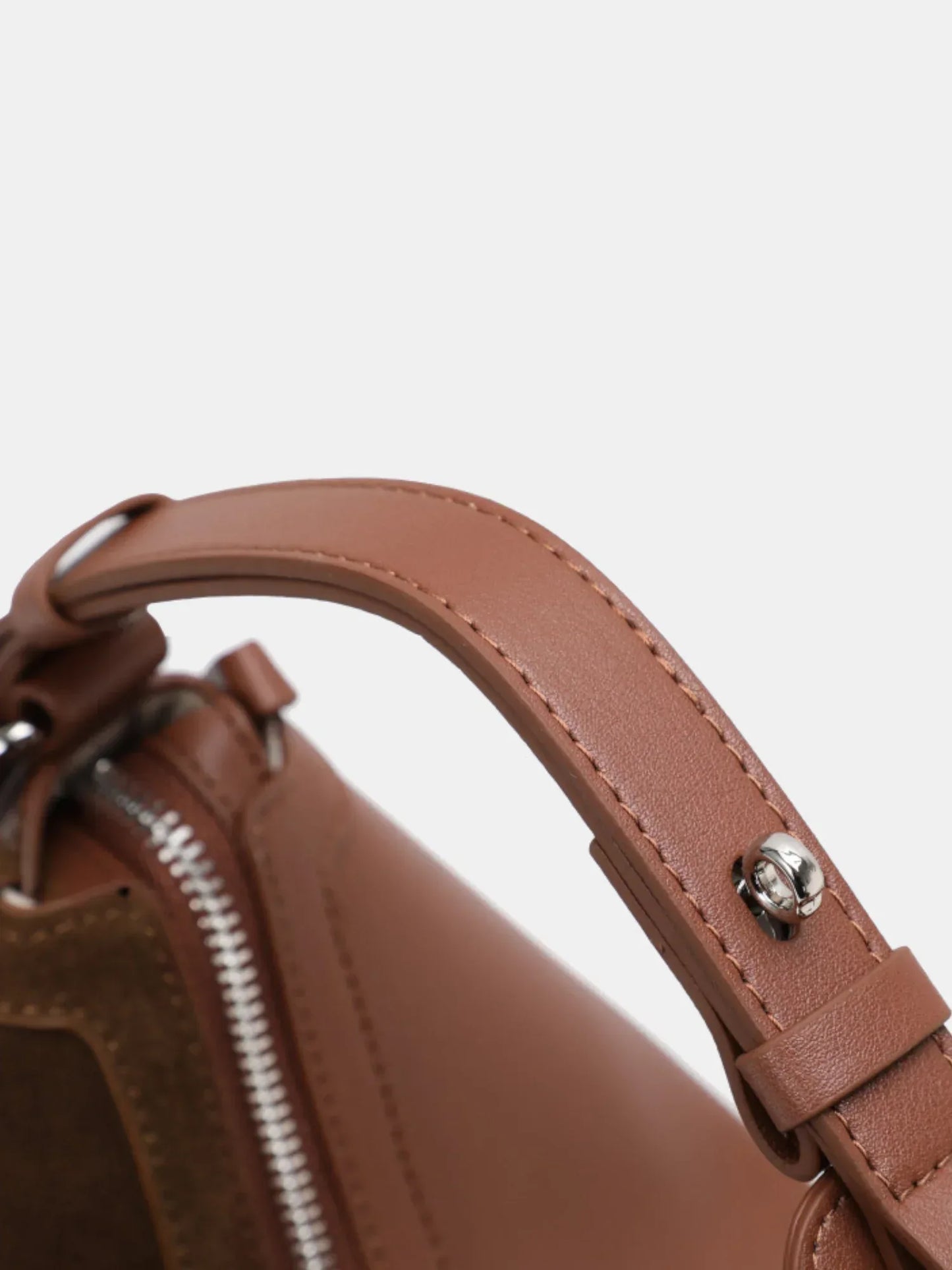 Leder Handtasche "Mohn" - TOLLzWOOD