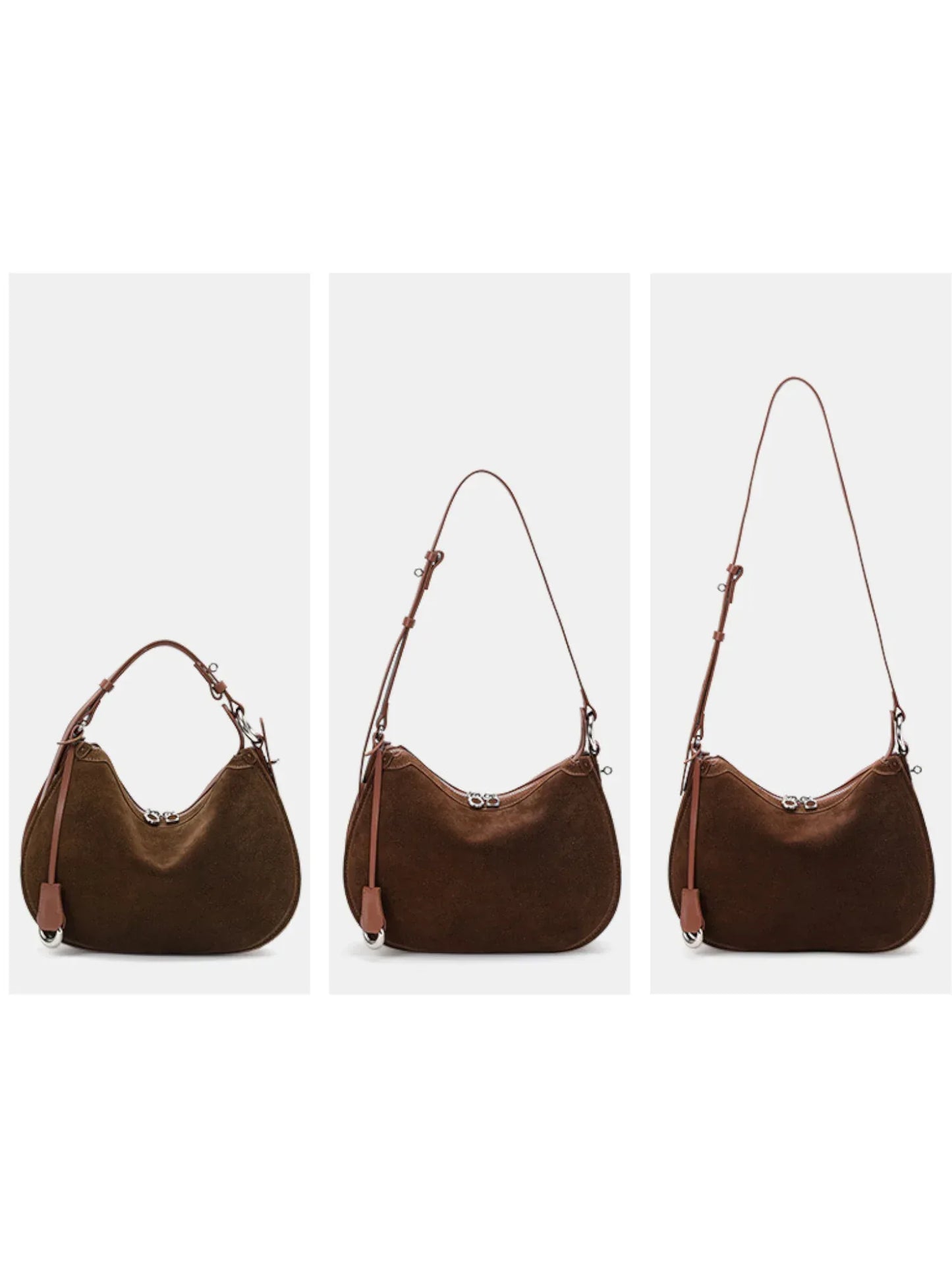 Leder Handtasche "Mohn" - TOLLzWOOD