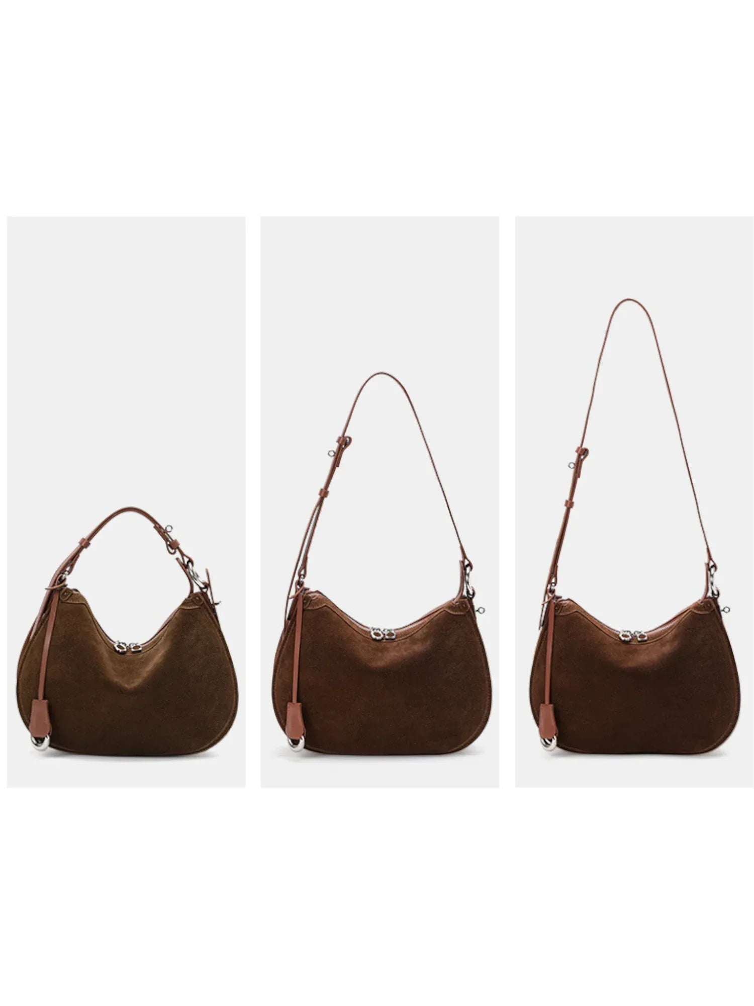 Leder Handtasche "Mohn" - TOLLzWOOD