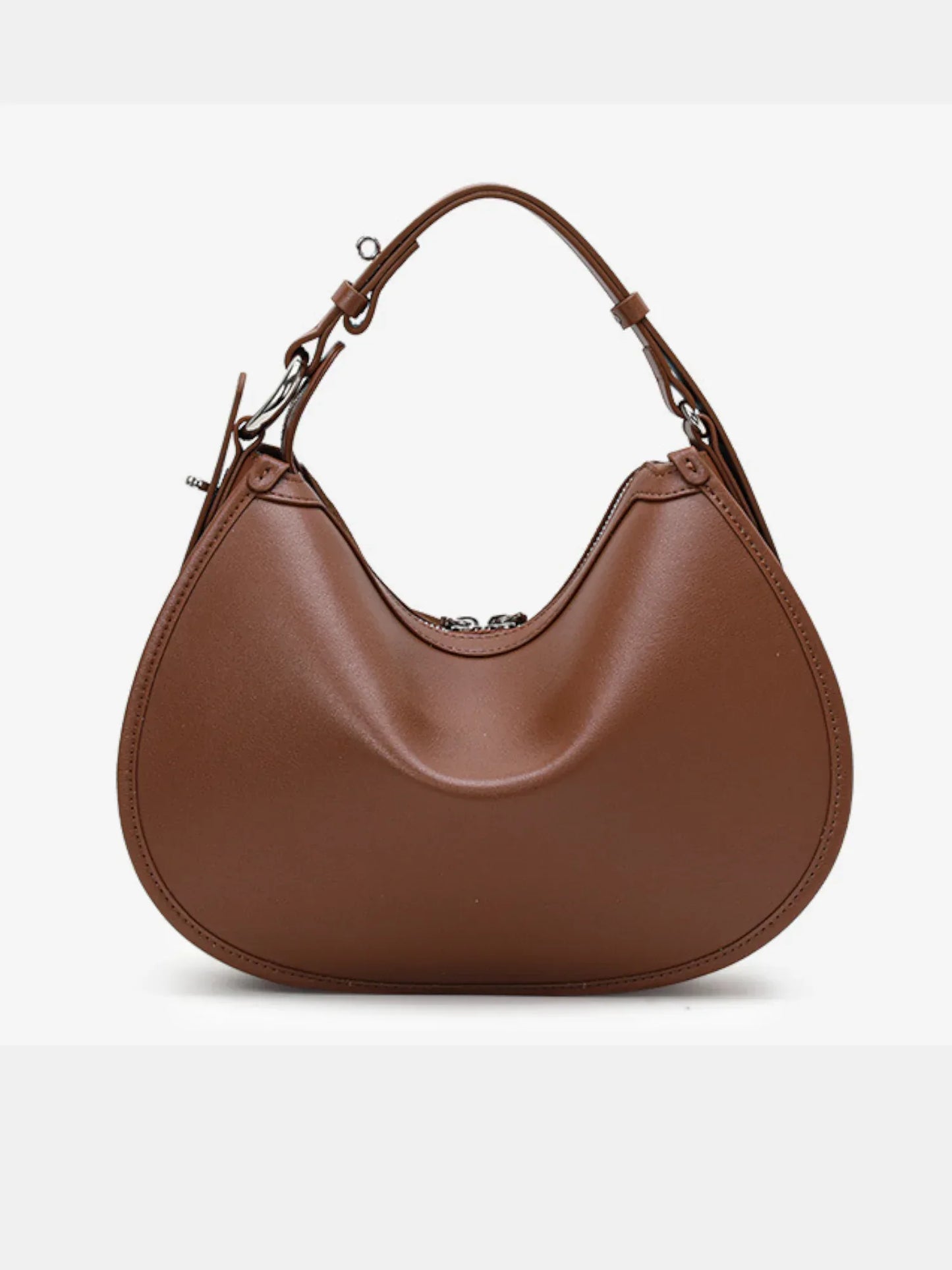 Leder Handtasche "Mohn" - TOLLzWOOD