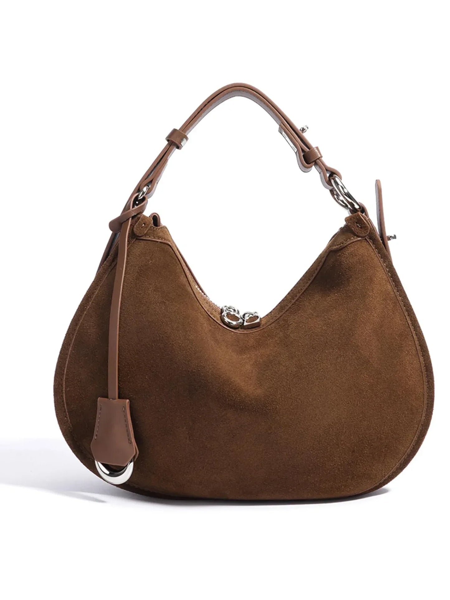 Leder Handtasche "Mohn" - TOLLzWOOD